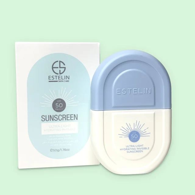 ضد آفتاب بدون رنگ استلین50 SPF مدل ultra light